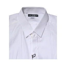 White GOLD Long Sleeve Dress Formal Shirt