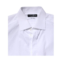 White GOLD Cotton Long Sleeves Formal Shirt