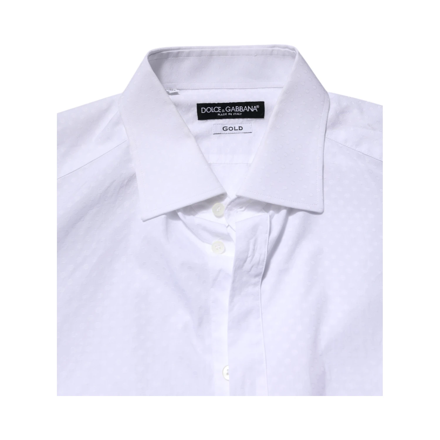 White GOLD Cotton Long Sleeves Formal Shirt