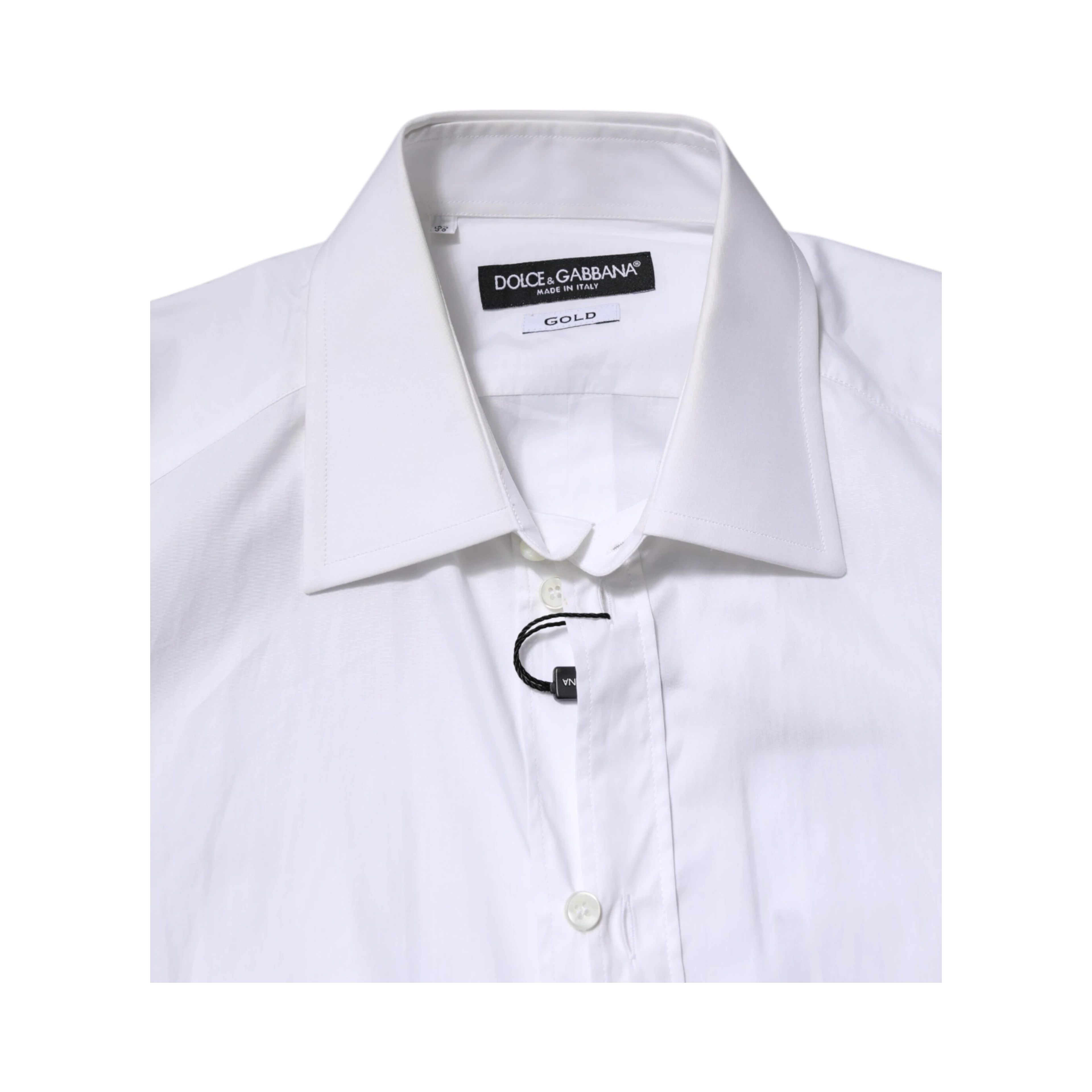 White GOLD Long Sleeves Dress Formal Shirt