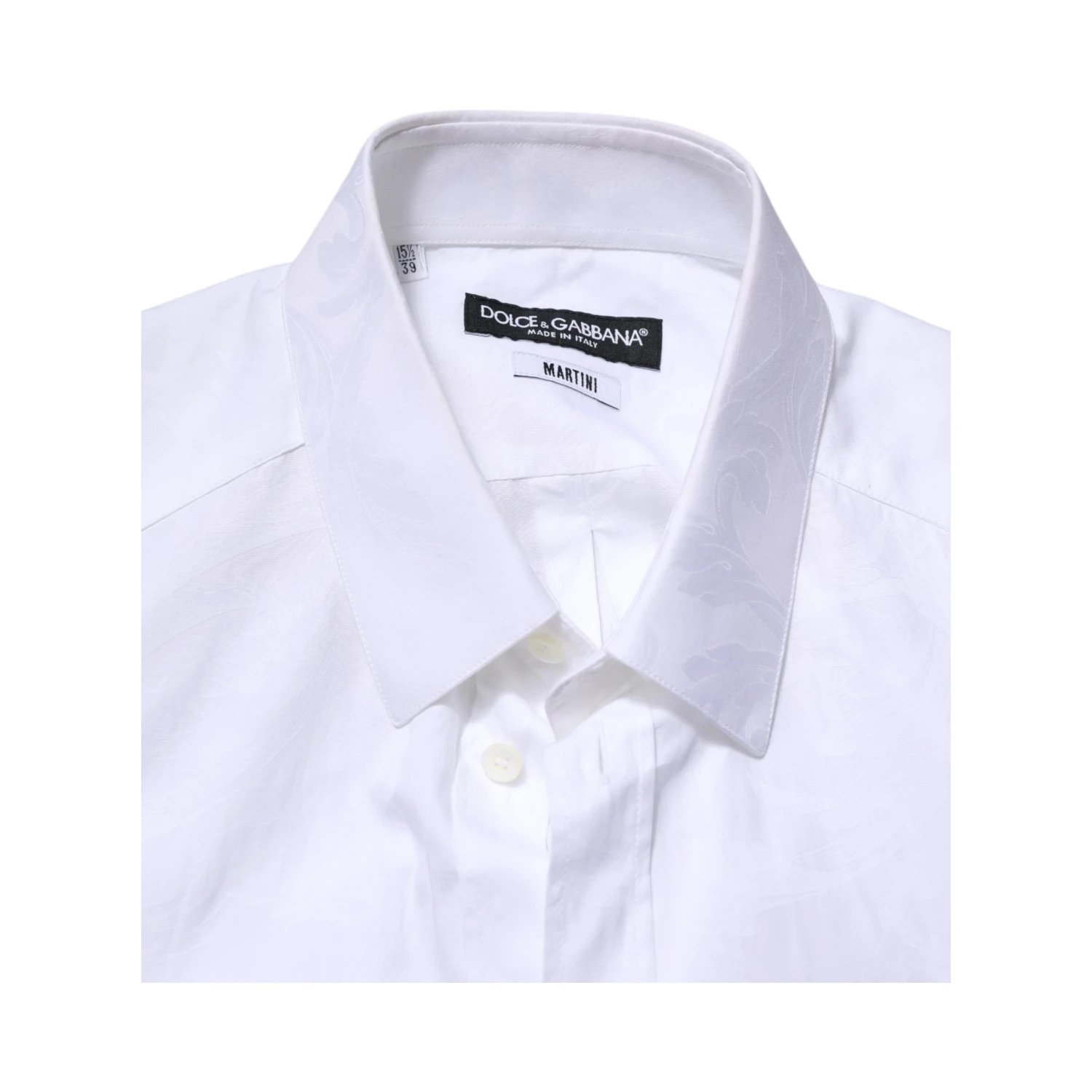 White MARTINI Cotton Long Sleeve Formal Shirt