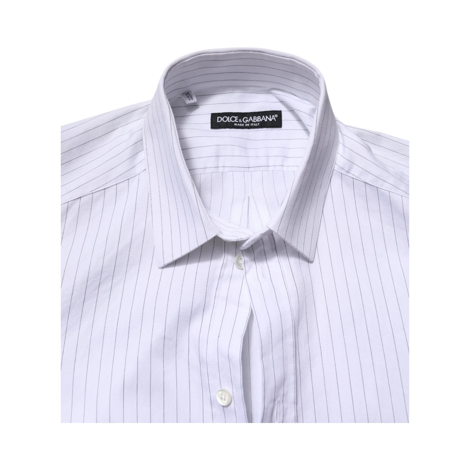 White Stripes Cotton Long Sleeve Formal Shirt