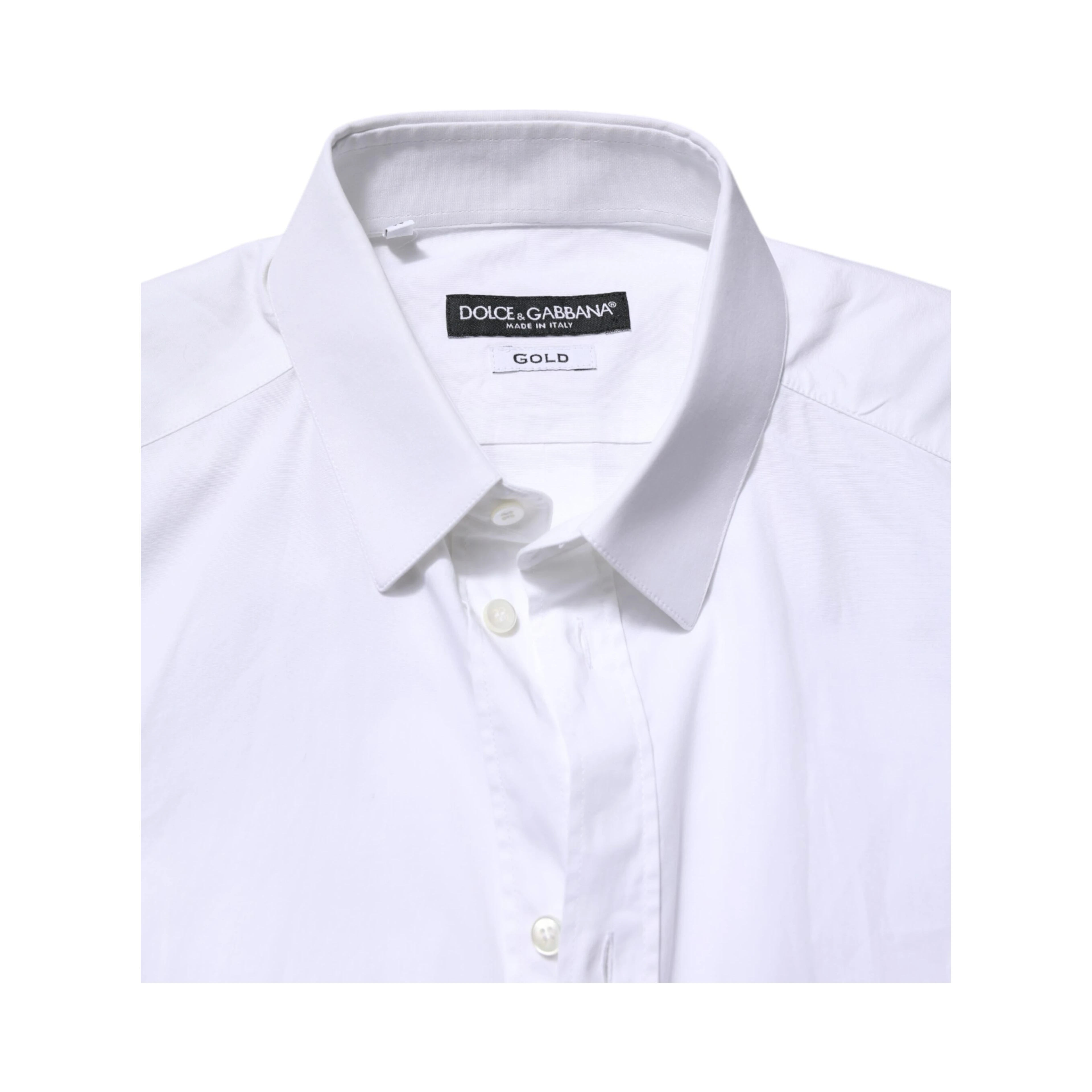 White GOLD Cotton Dress Formal Shirt