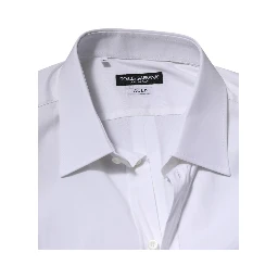 White GOLD Long Sleeve Dress Men Formal Shirt