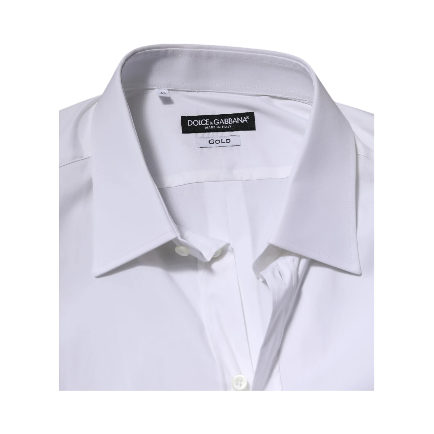 White GOLD Long Sleeve Dress Men Formal Shirt