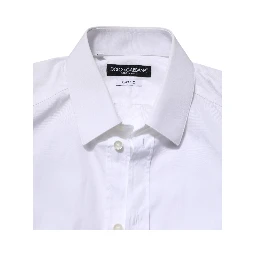 White GOLD Cotton Long Sleeve Men Formal Shirt