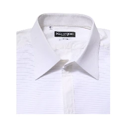 White GOLD Cotton Long Sleeves Formal Shirt