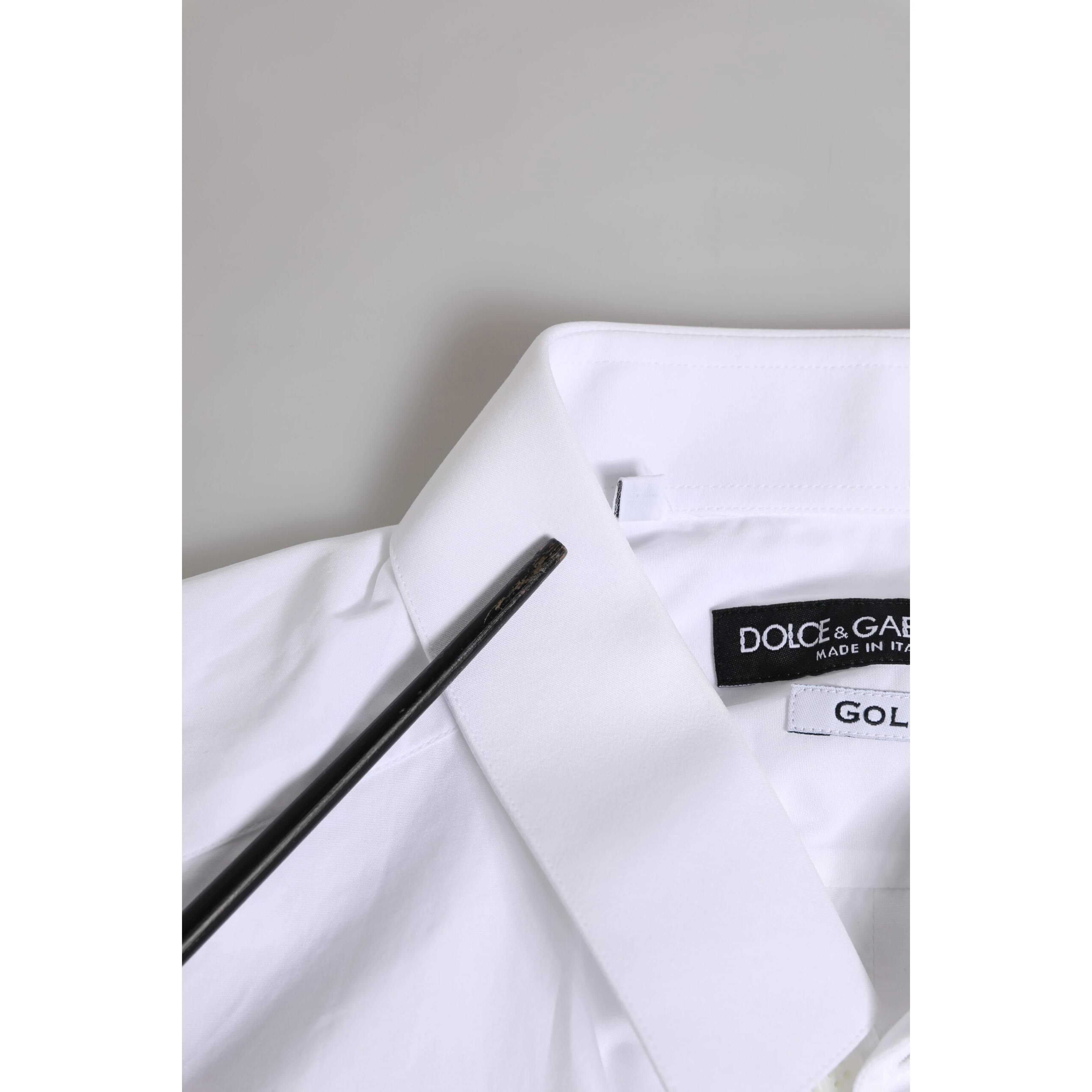 White GOLD Cotton Long Sleeves Men Formal Shirt