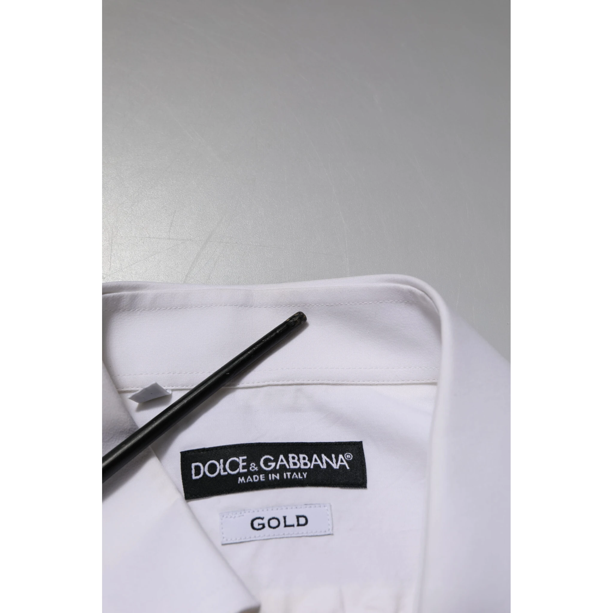 White GOLD Cotton Poplin Dress Formal Shirt
