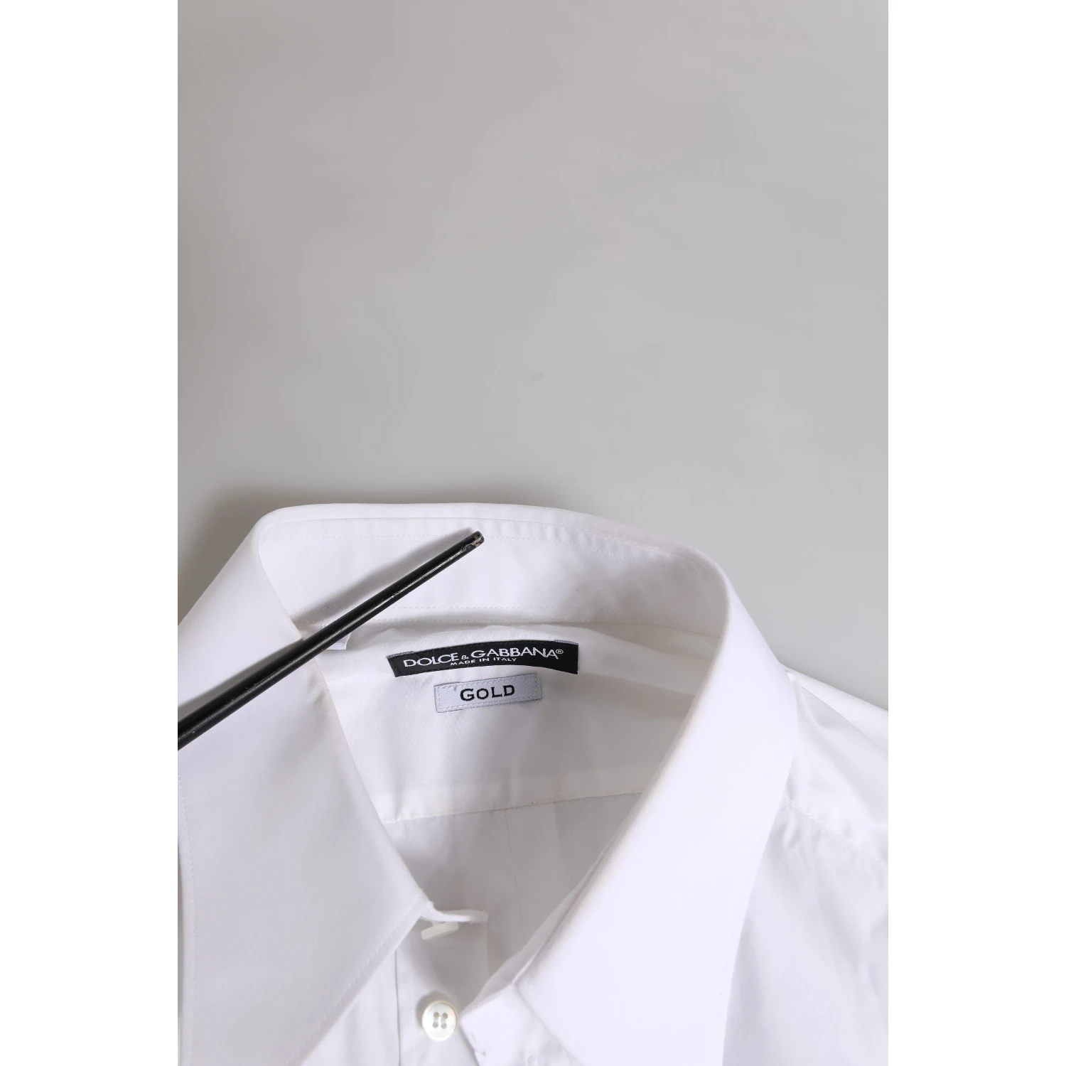 White GOLD Long Sleeve Dress Men Formal Shirt