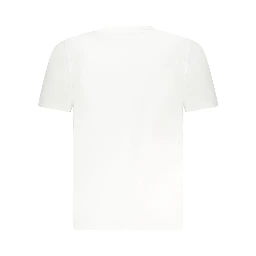 تي شيرت قطني أبيض