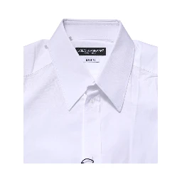 White MARTINI Long Sleeves Dress Formal Shirt