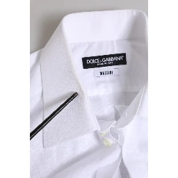 White MARTINI Cotton Men Dress Formal Shirt