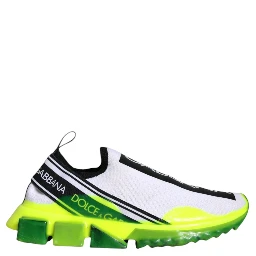 White Yellow Slip On Sorrento Sneakers Shoes