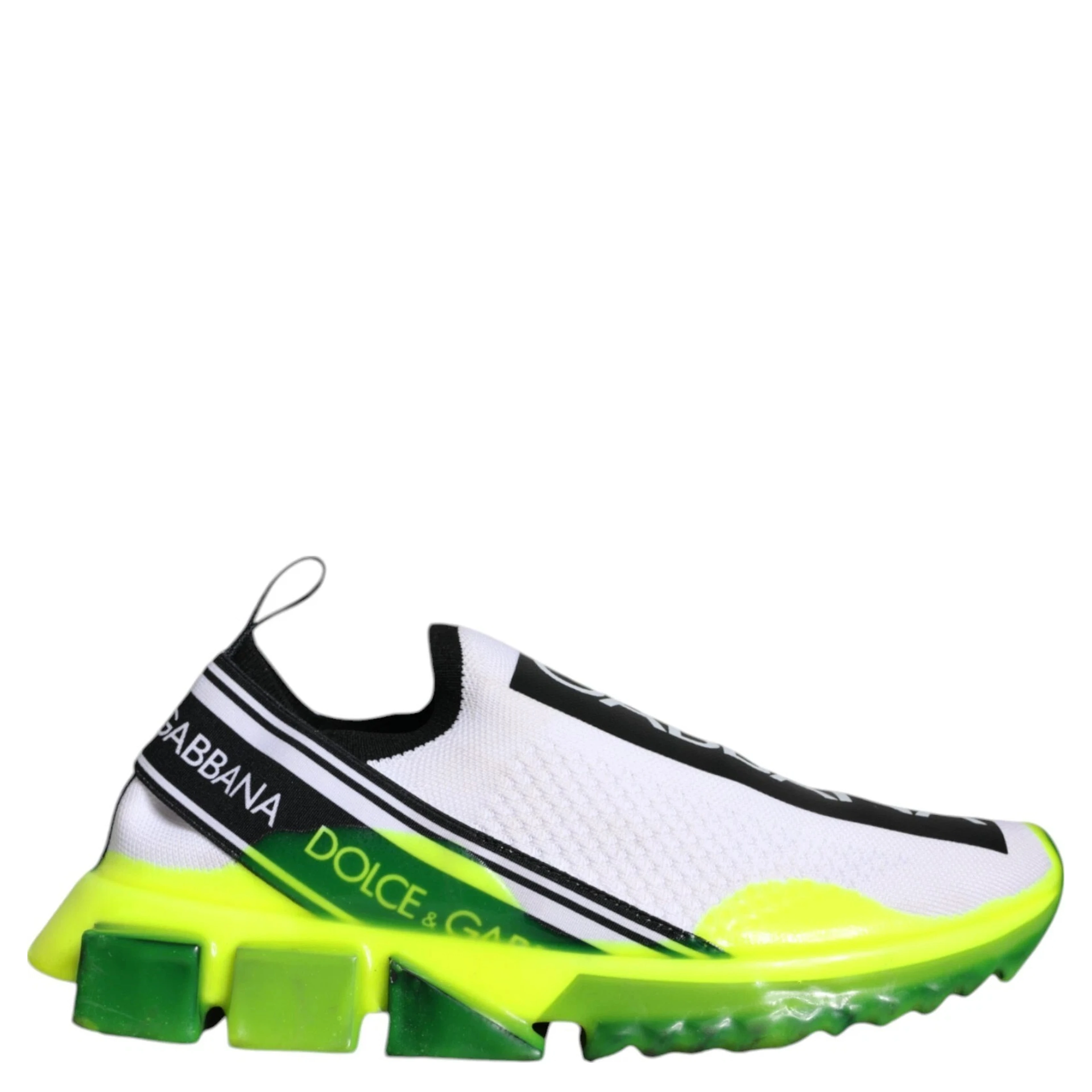 White Yellow Slip On Sorrento Sneakers Shoes