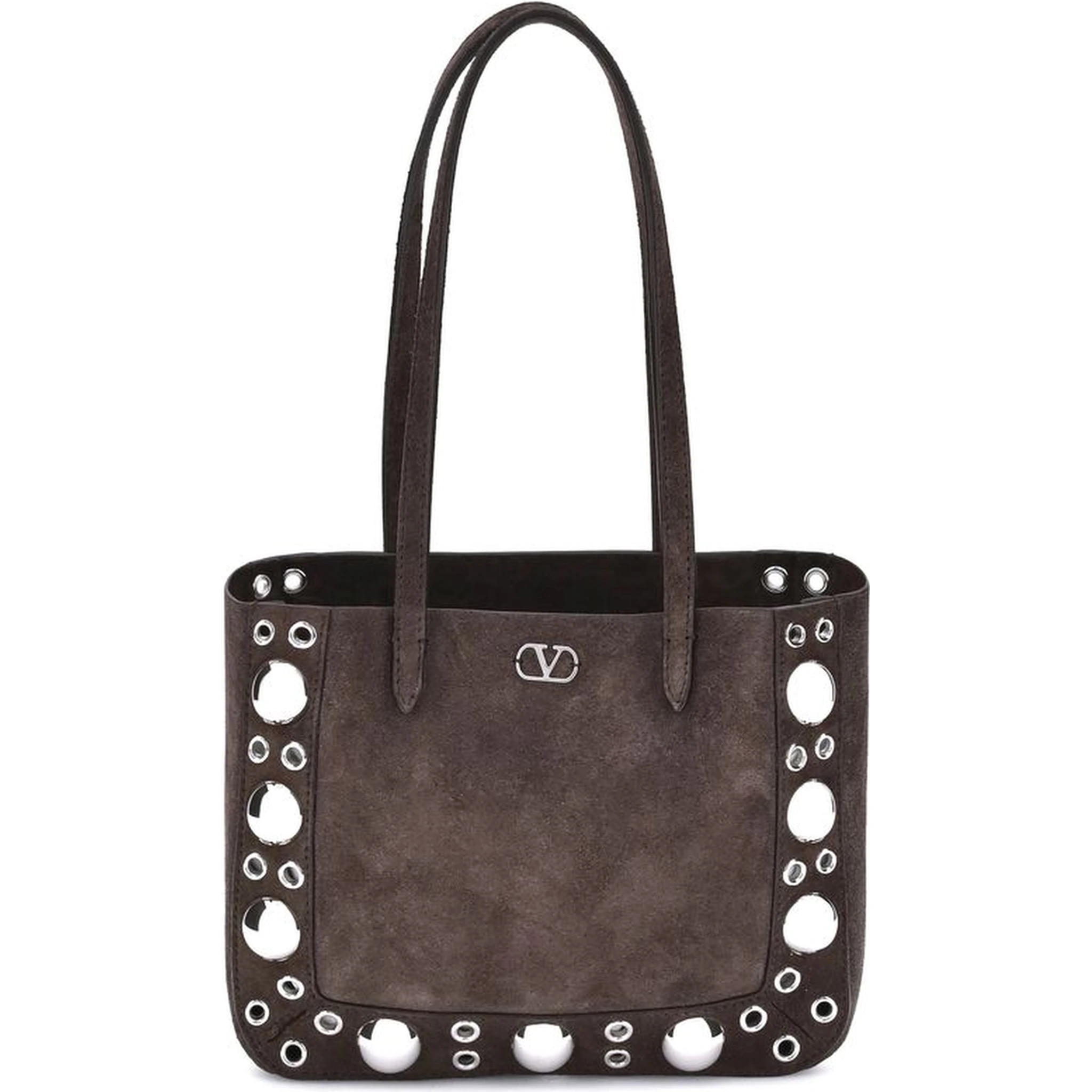 حقيبة كتف بوس توروس من جلد العجل البني