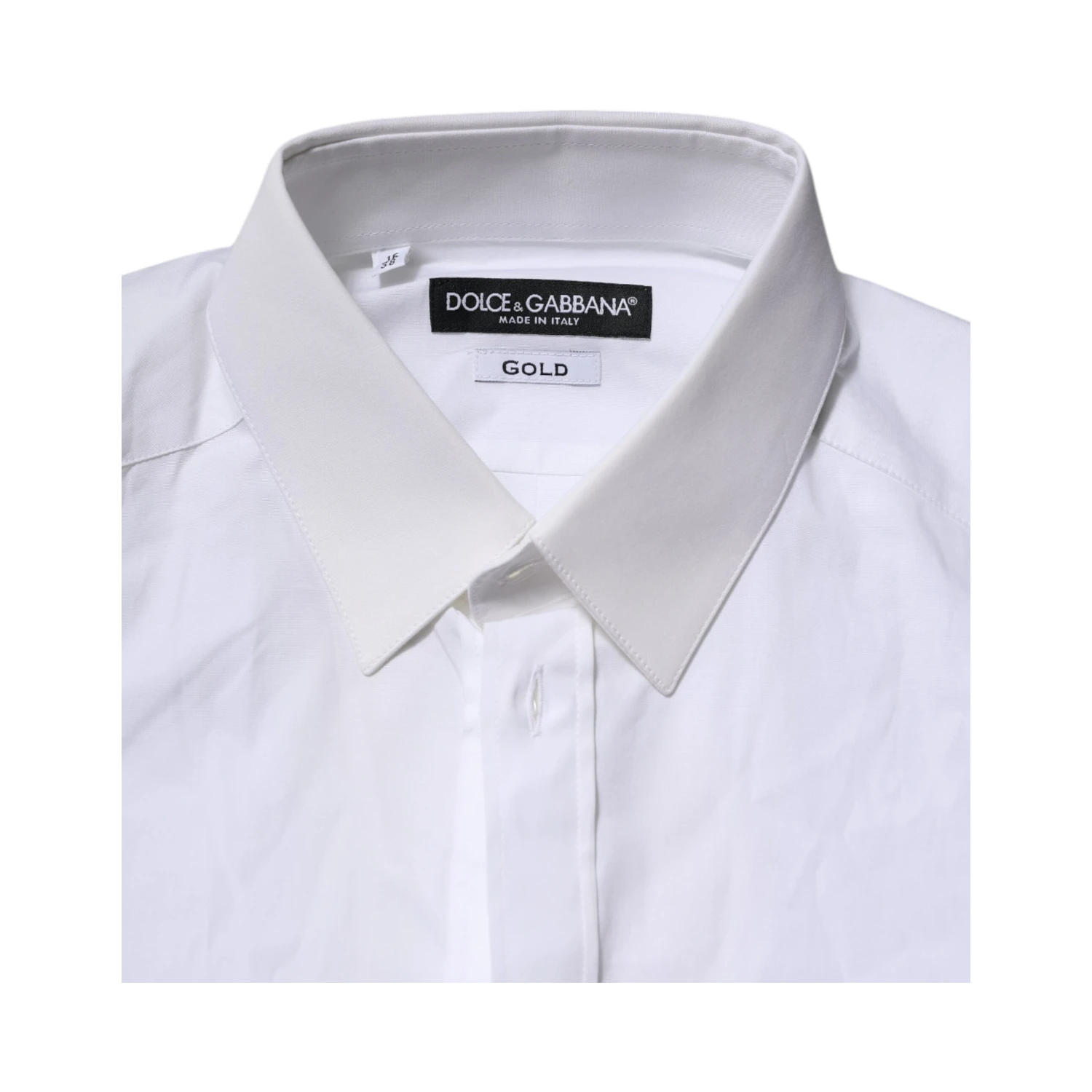 White GOLD Long Sleeves Dress Formal Shirt