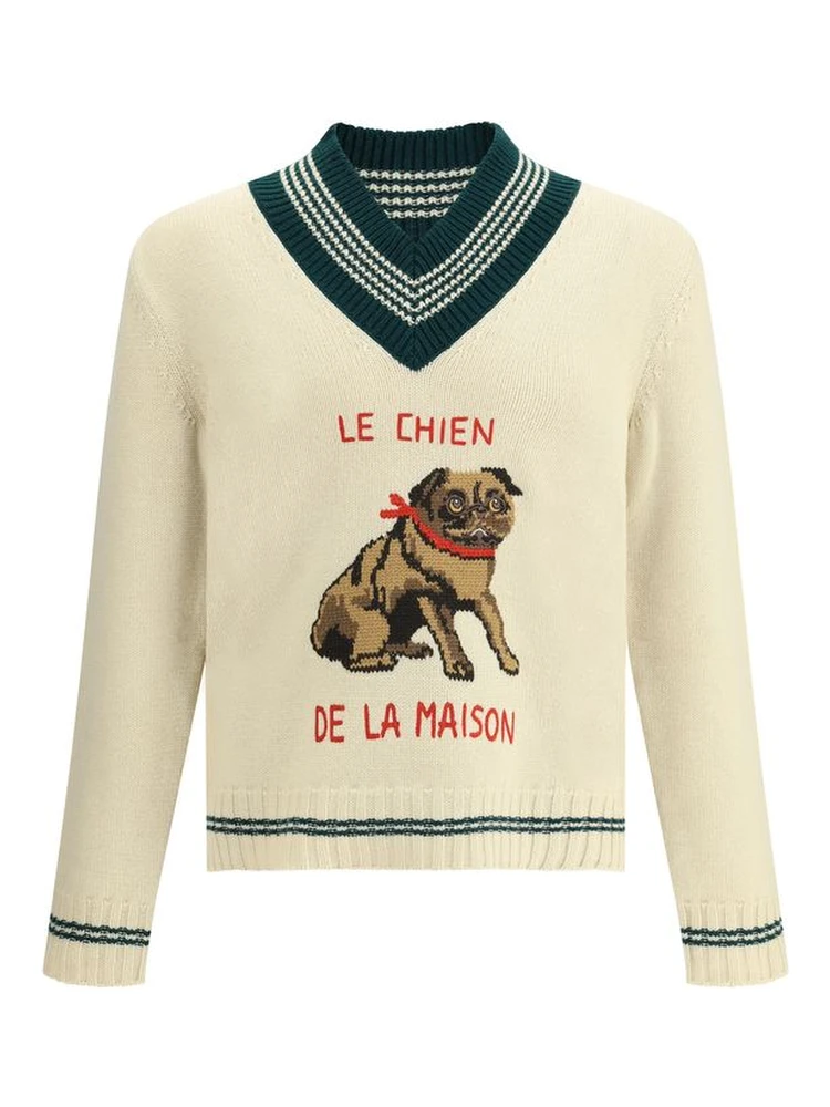 Cream Wool Sweatshirt