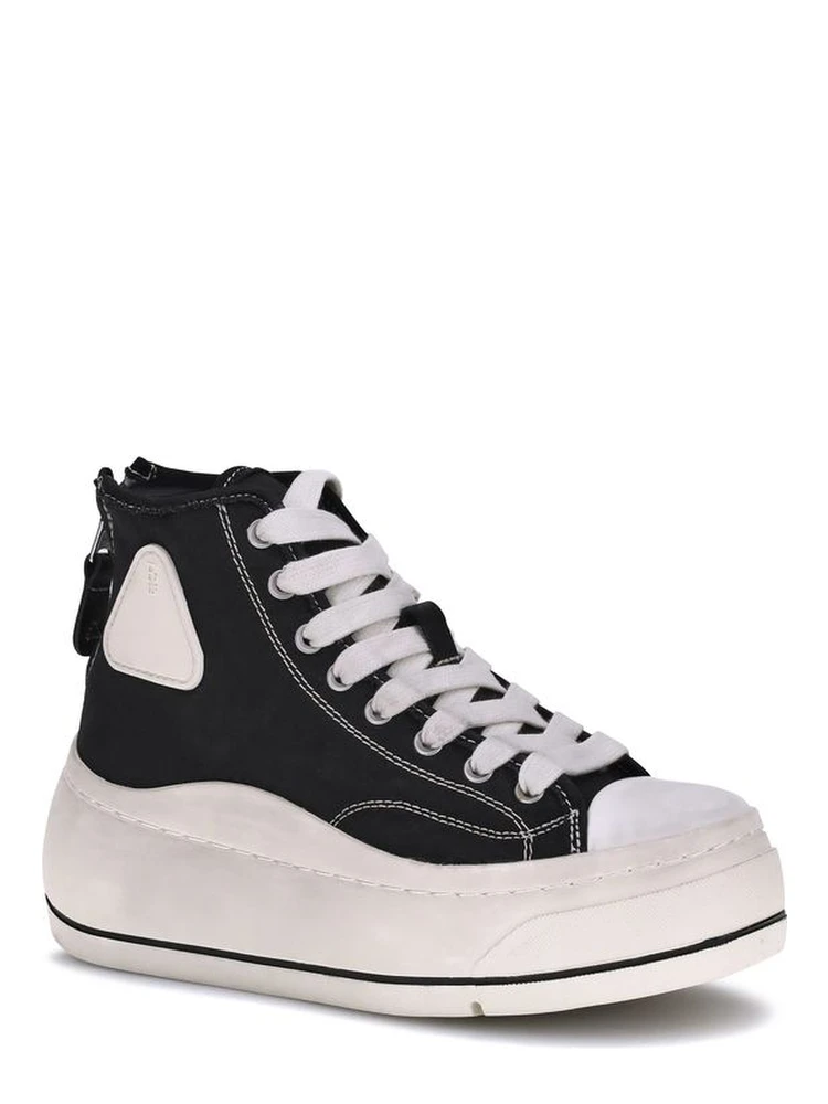 Black Polyethylene High Top Sneakers alternative