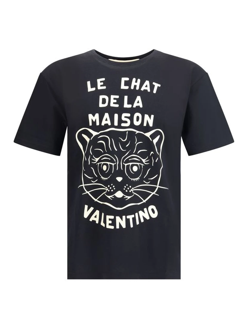 Black Cotton T-Shirt