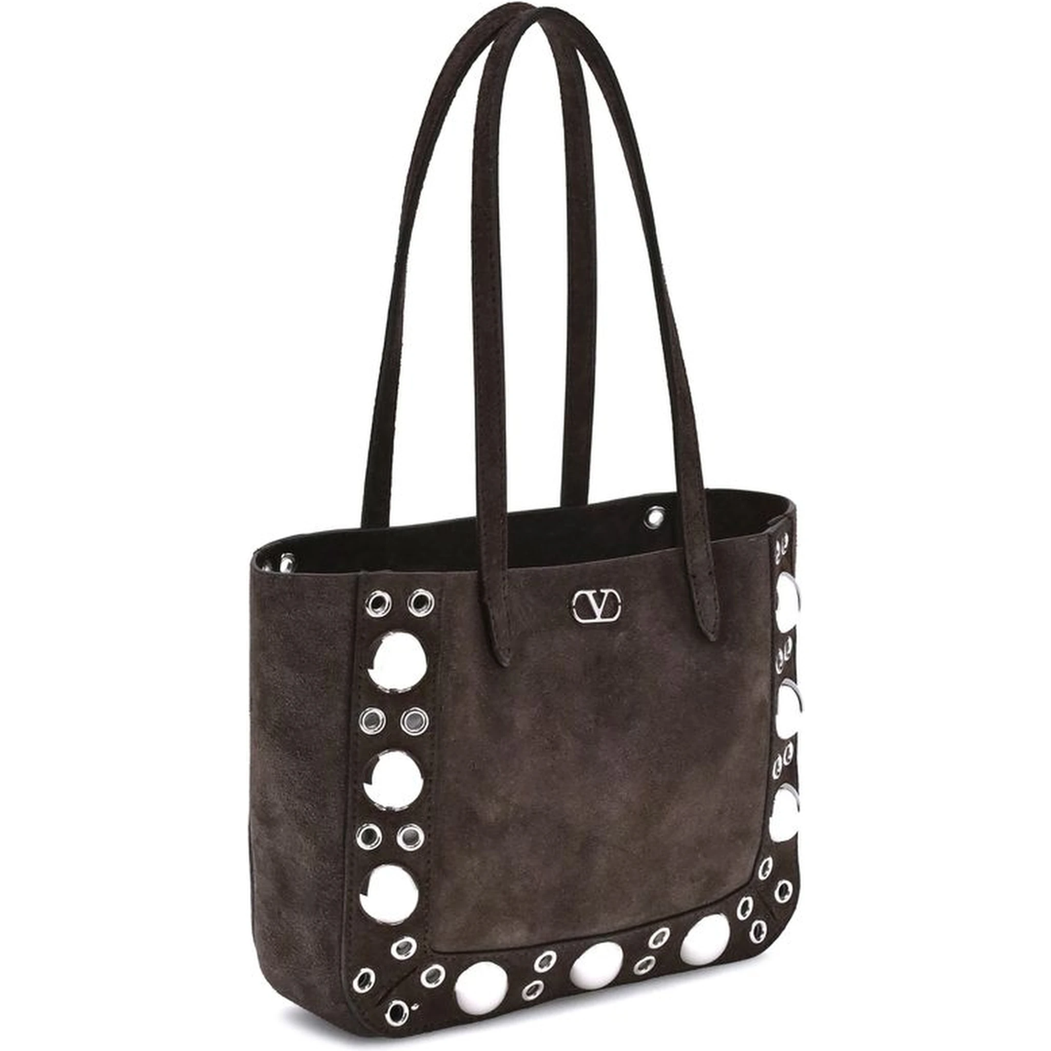 حقيبة كتف بوس توروس من جلد العجل البني