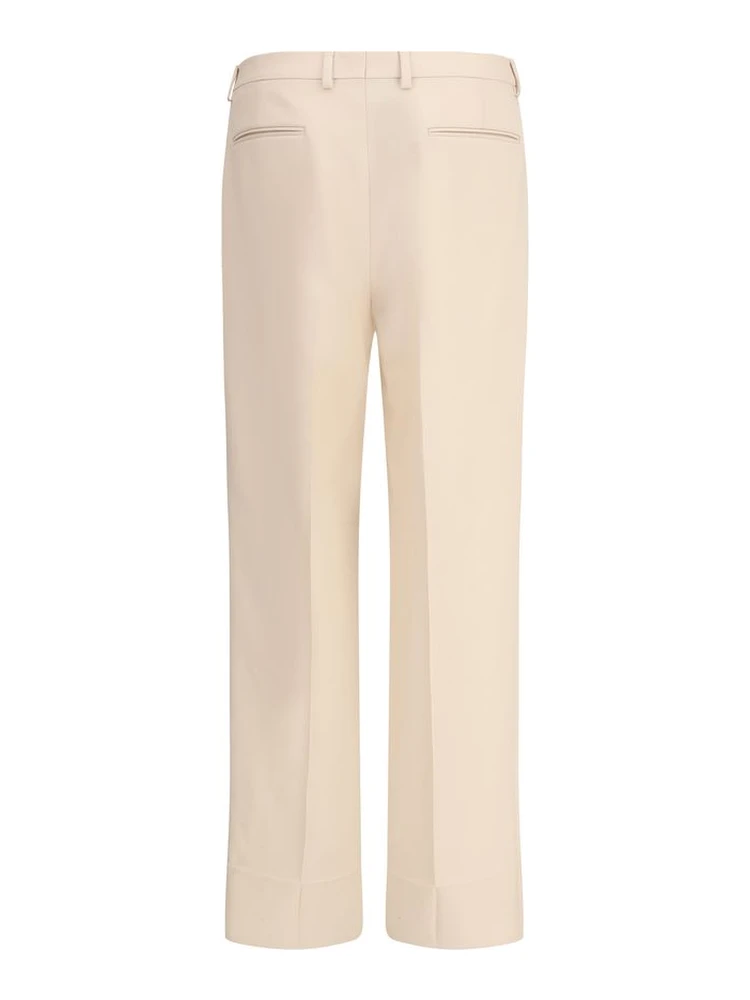 بنطال رسمي من الصوف الكريمي alternative