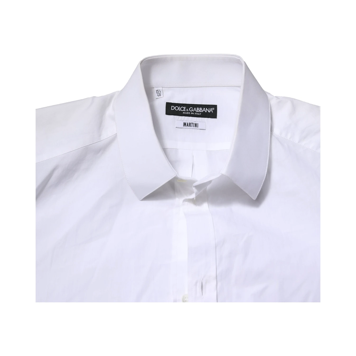 White Cotton MARTINI Long Sleeve Formal Shirt