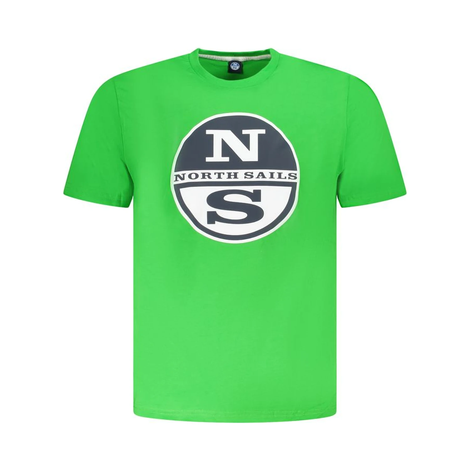 Green Cotton Men T-Shirt