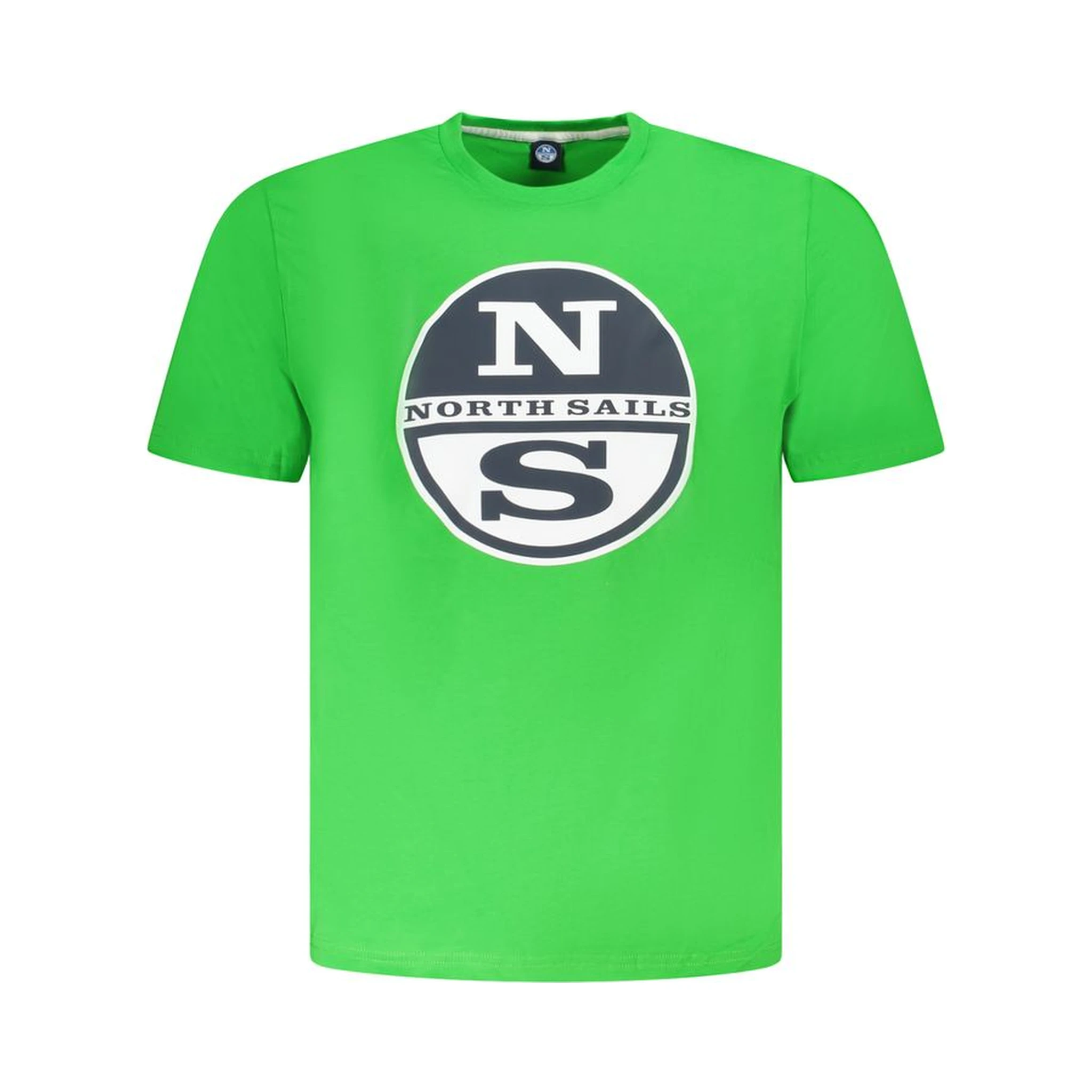 Green Cotton Men T-Shirt