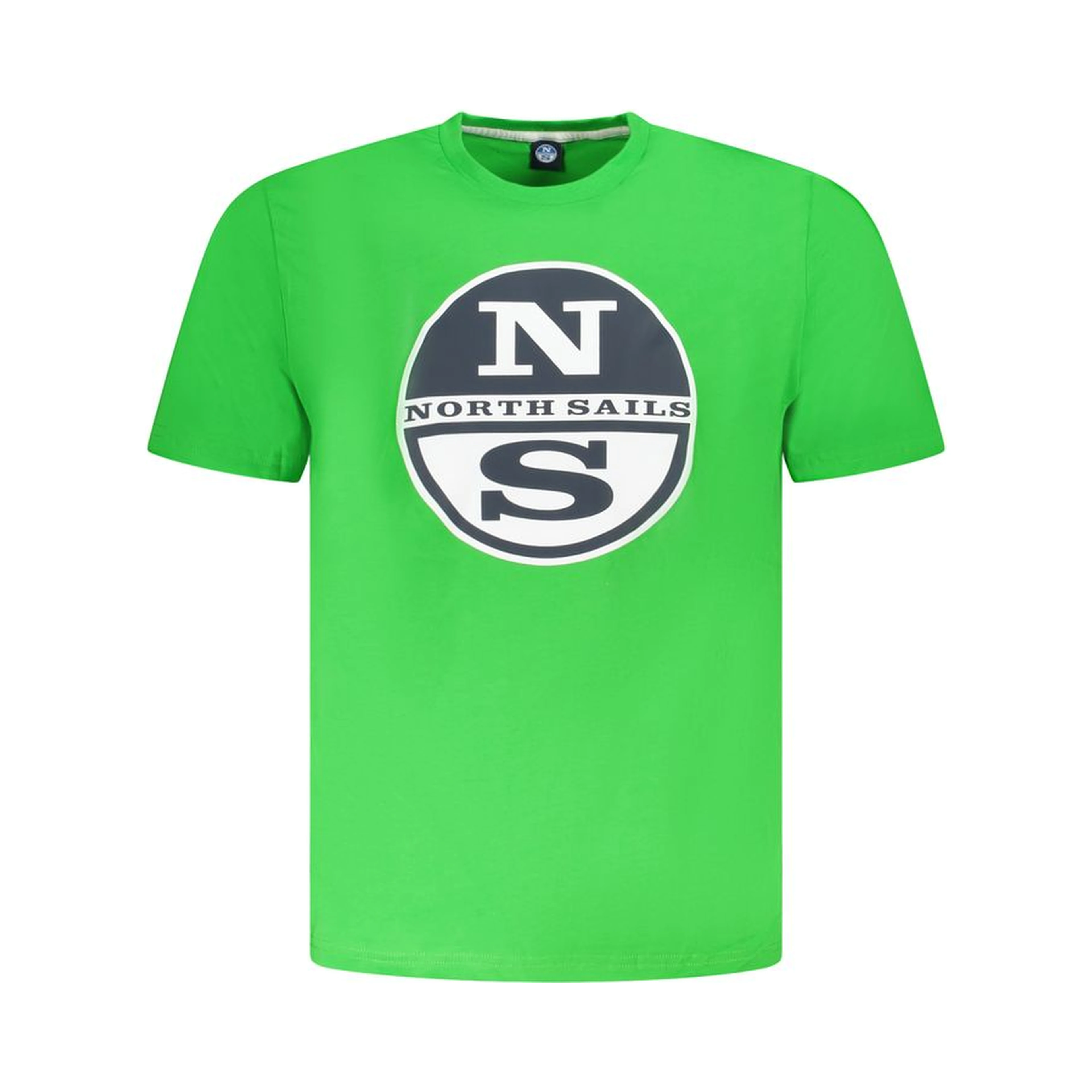 Green Cotton Men T-Shirt