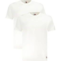 White Cotton Men Underwear Shirt