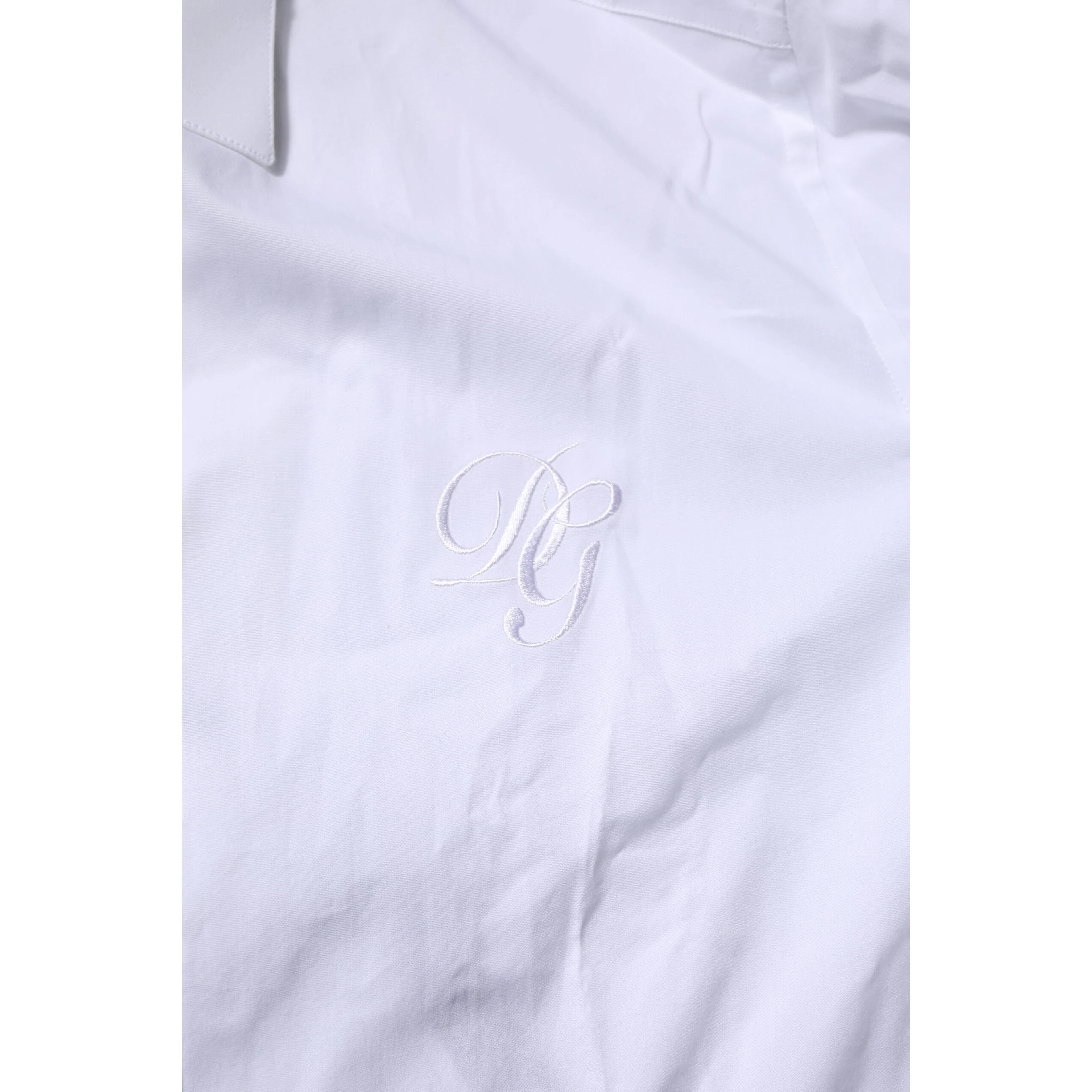 White Cotton GOLD Long Sleeves Formal Shirt