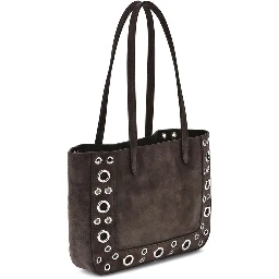 حقيبة كتف بوس توروس من جلد العجل البني