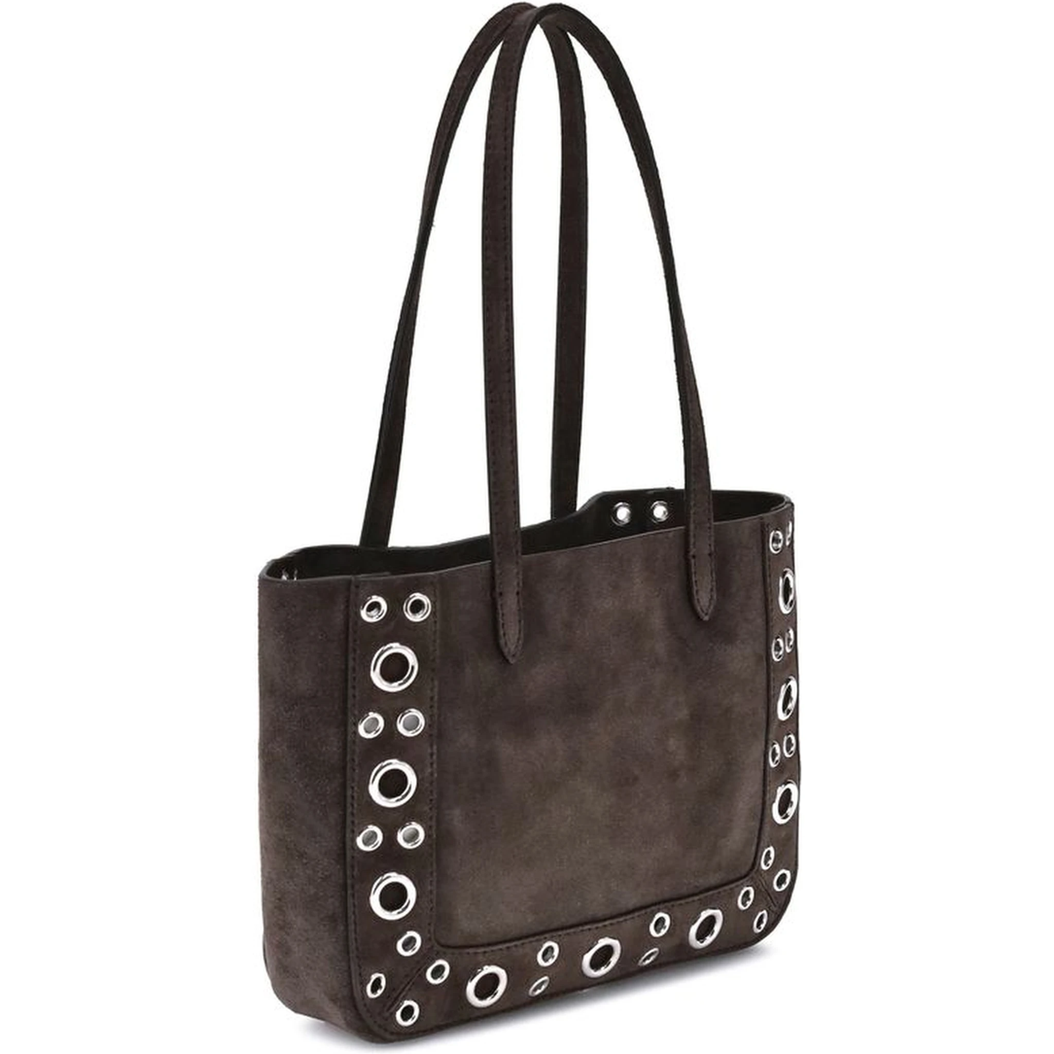 حقيبة كتف بوس توروس من جلد العجل البني