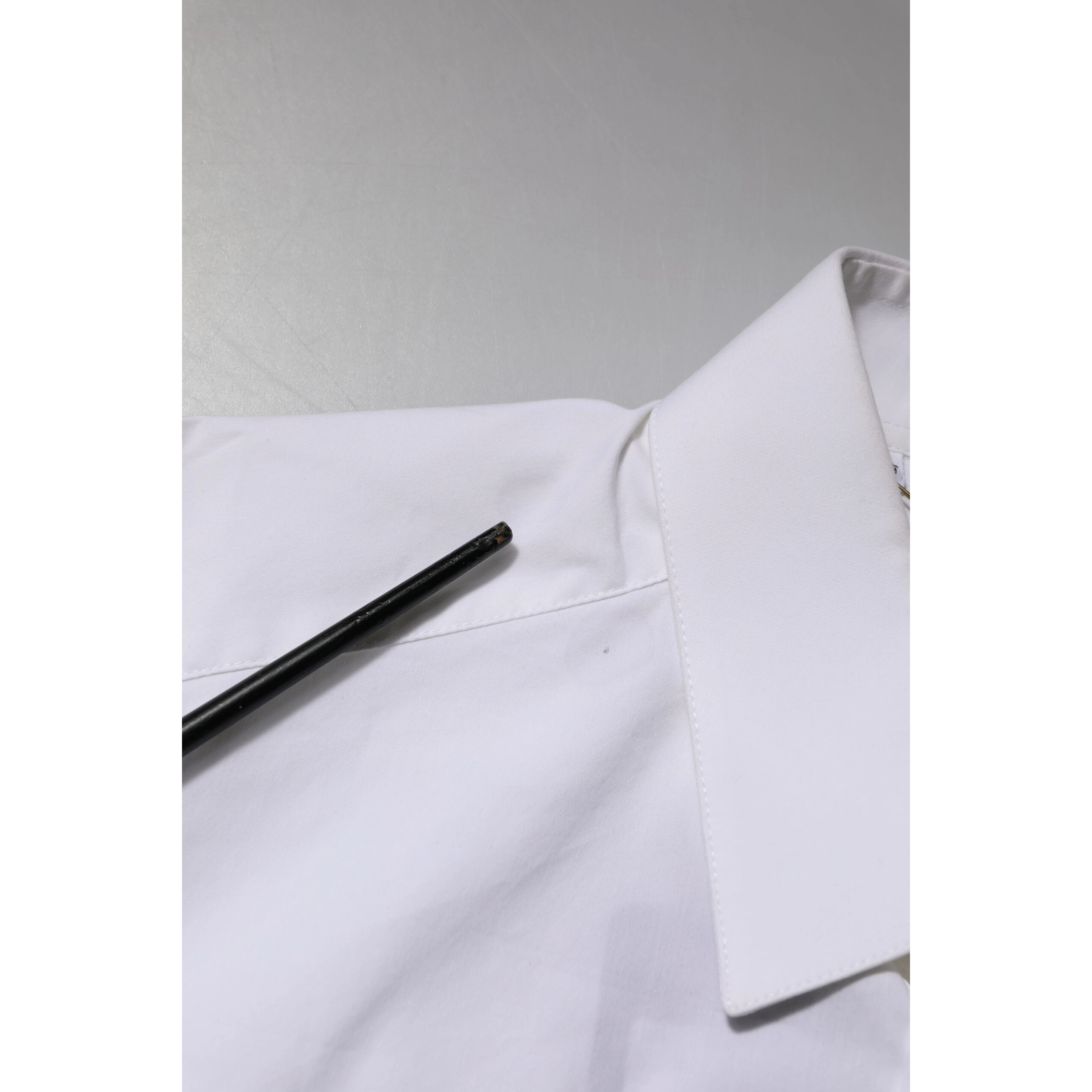 White Cotton GOLD Long Sleeves Formal Shirt