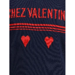 Blue Fleece Wool Sweatshirt