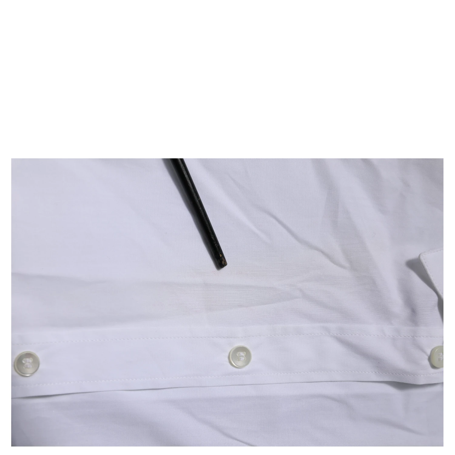 White Cotton GOLD Long Sleeves Formal Shirt