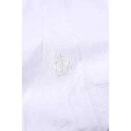 White Cotton GOLD Long Sleeves Formal Shirt