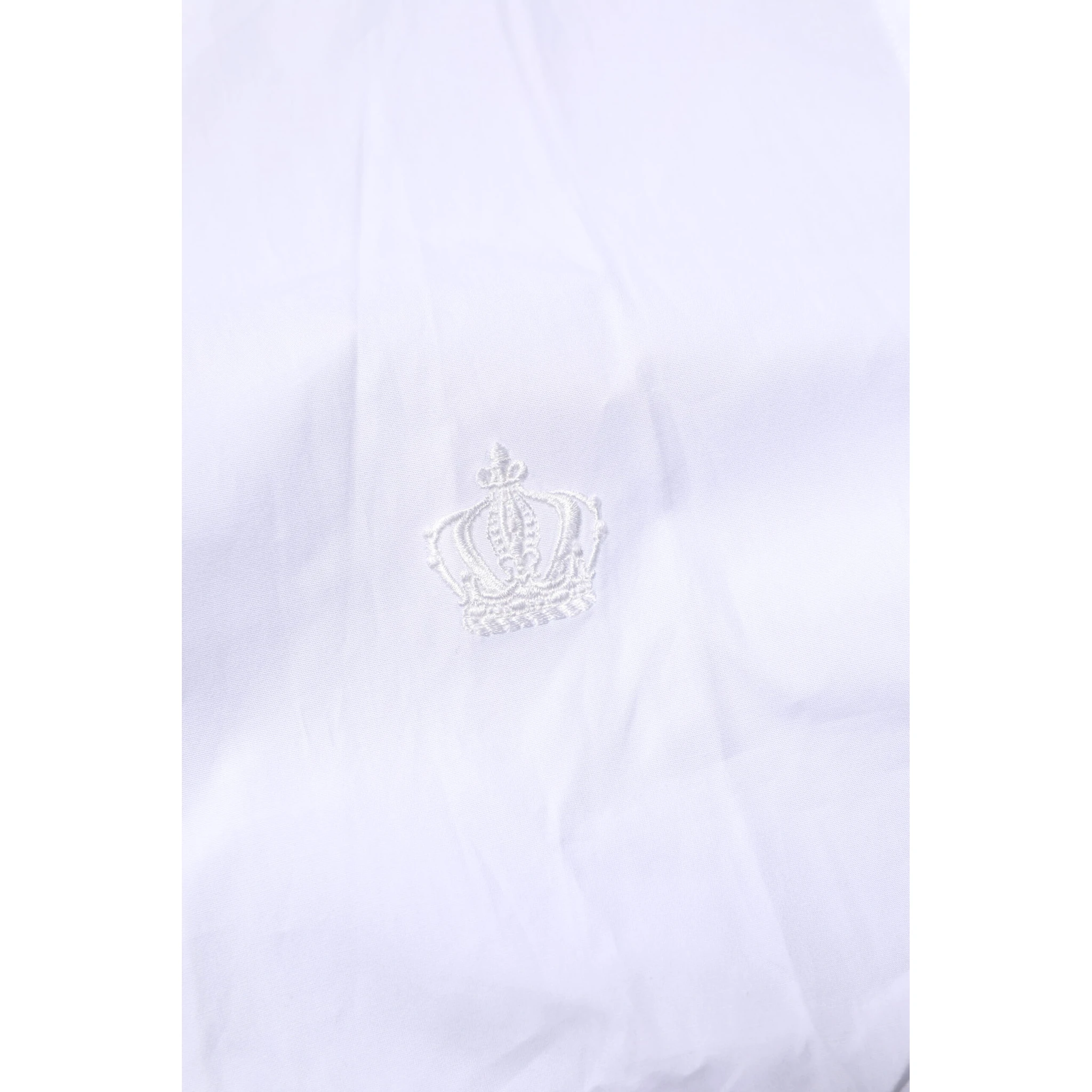 White Cotton GOLD Long Sleeves Formal Shirt
