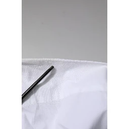 White Cotton GOLD Long Sleeves Formal Shirt