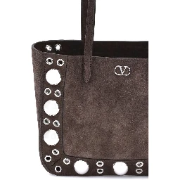 حقيبة كتف بوس توروس من جلد العجل البني