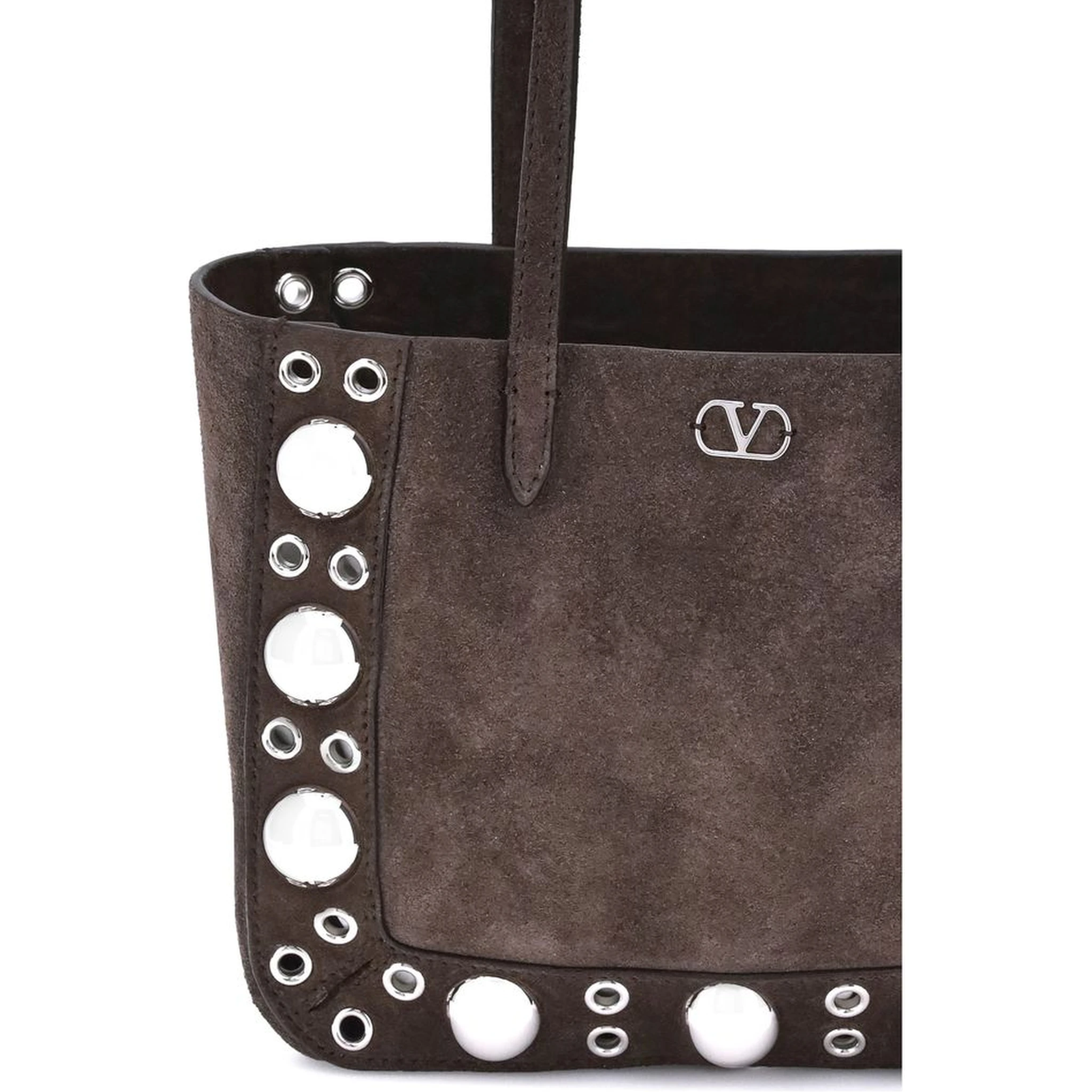 حقيبة كتف بوس توروس من جلد العجل البني