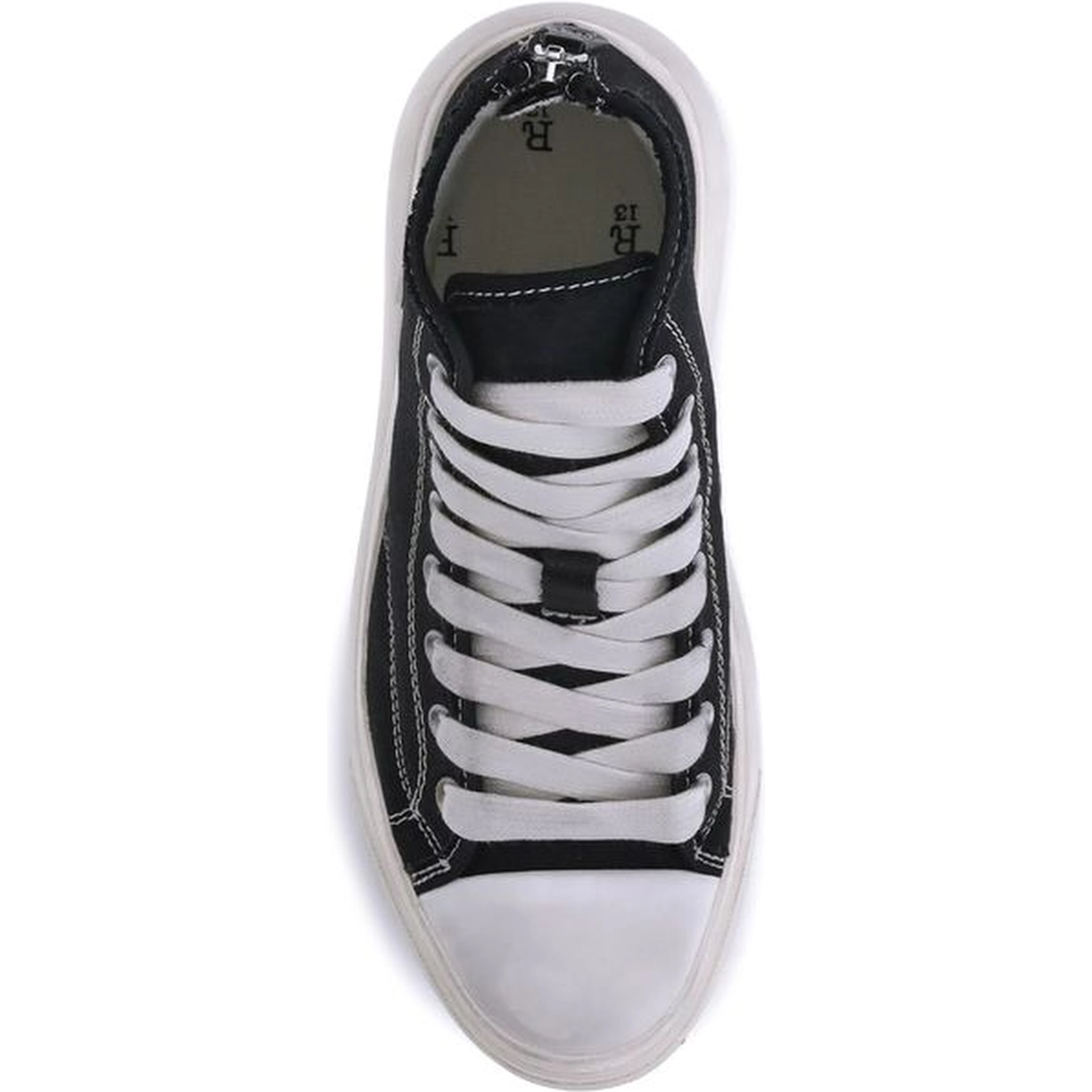 Black Polyethylene High Top Sneakers
