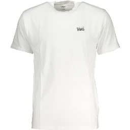 White Cotton Men T-Shirt