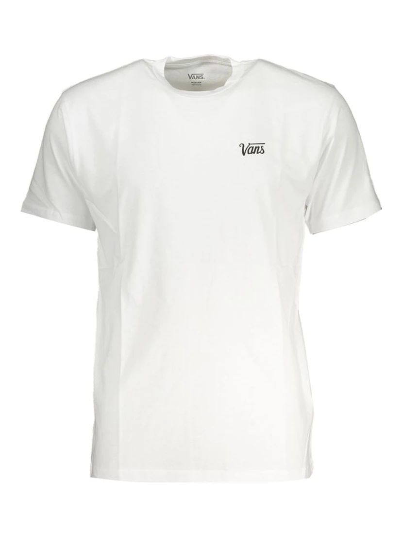 White Cotton Men T-Shirt