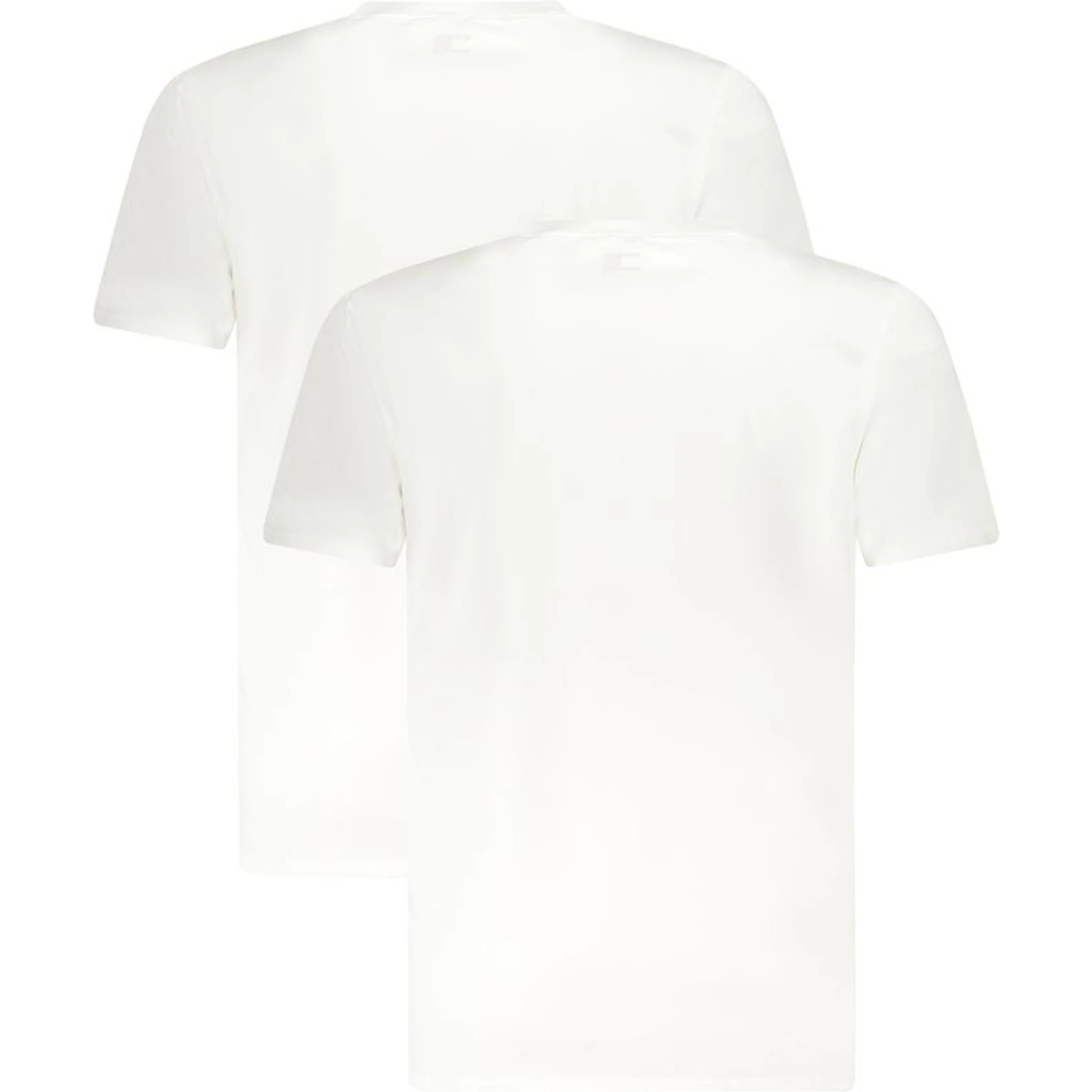 White Cotton Men Underwear Shirt