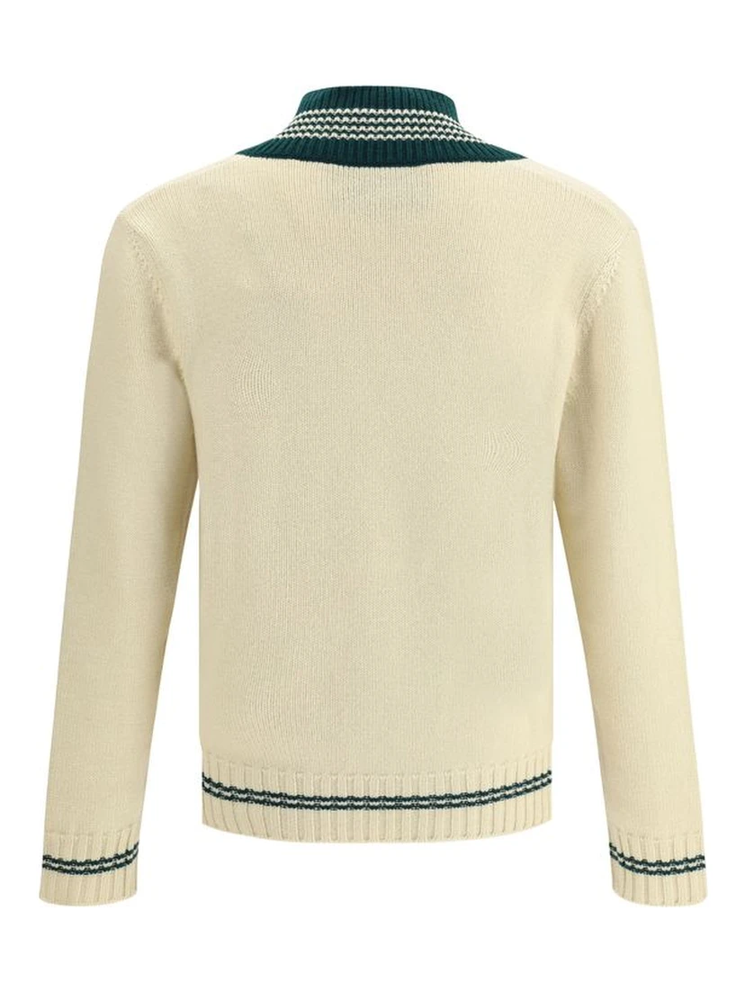Cream Wool Sweatshirt