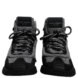 Gray Black NS1 High Top Boots Sneakers Shoes