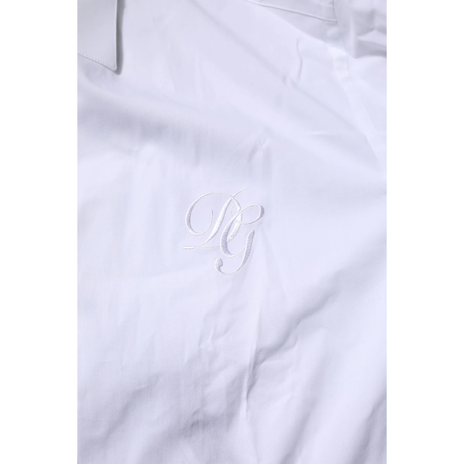White Cotton GOLD Long Sleeves Formal Shirt