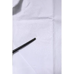 White Cotton GOLD Long Sleeves Formal Shirt